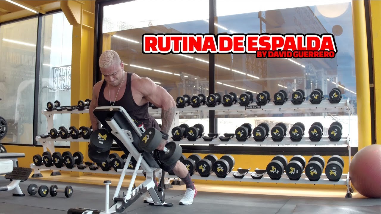 David Guerrero rutina de espalda