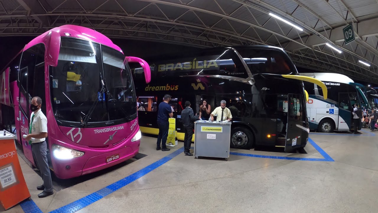 #MOVIMENTAÇÃO NAS PLATAFORMA RODOVIÁRIA INTERESTADUAL DE BRASÍLIA DF #NOTURNA 05/06/2021