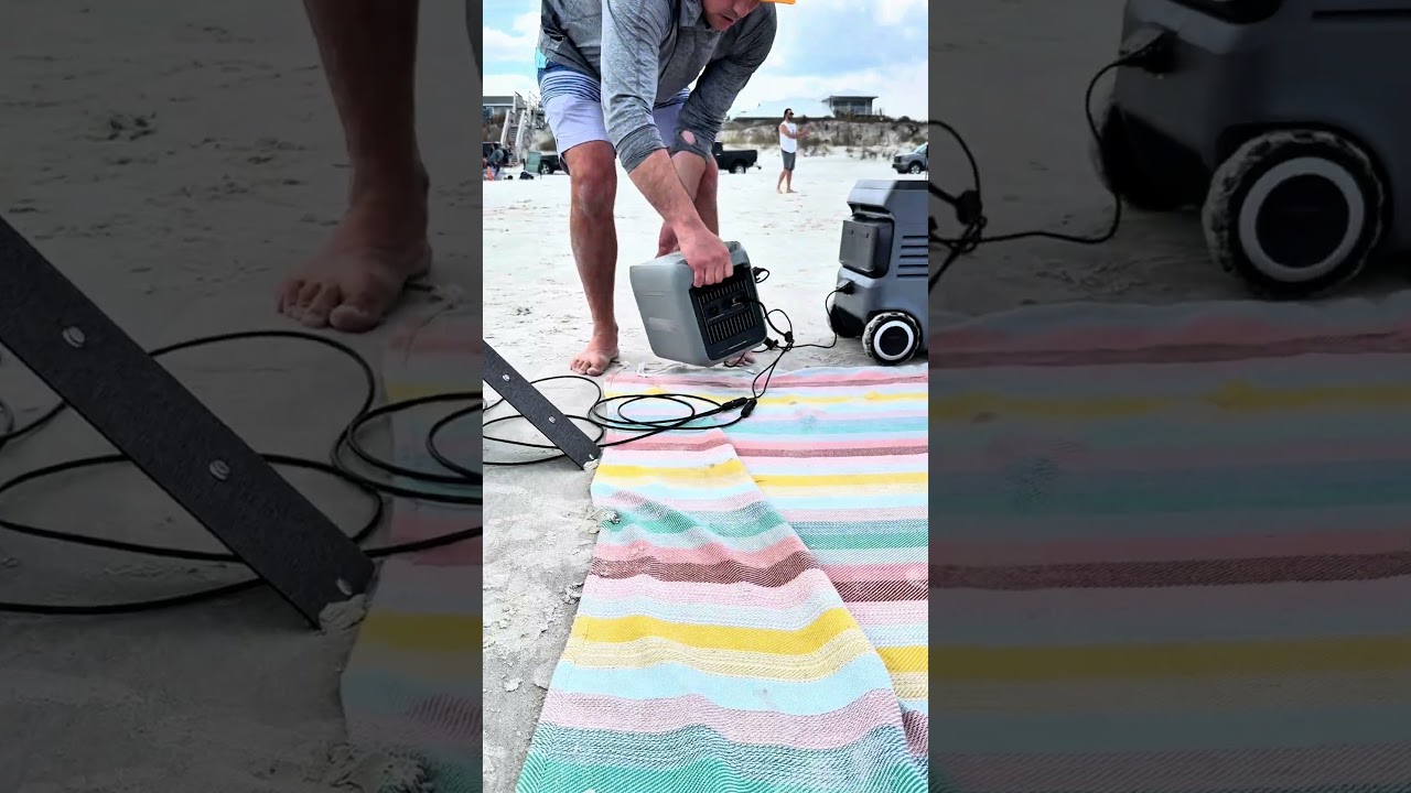Beach Day Bliss with Anker SOLIX C800, EverFrost 2 & Solar Power!