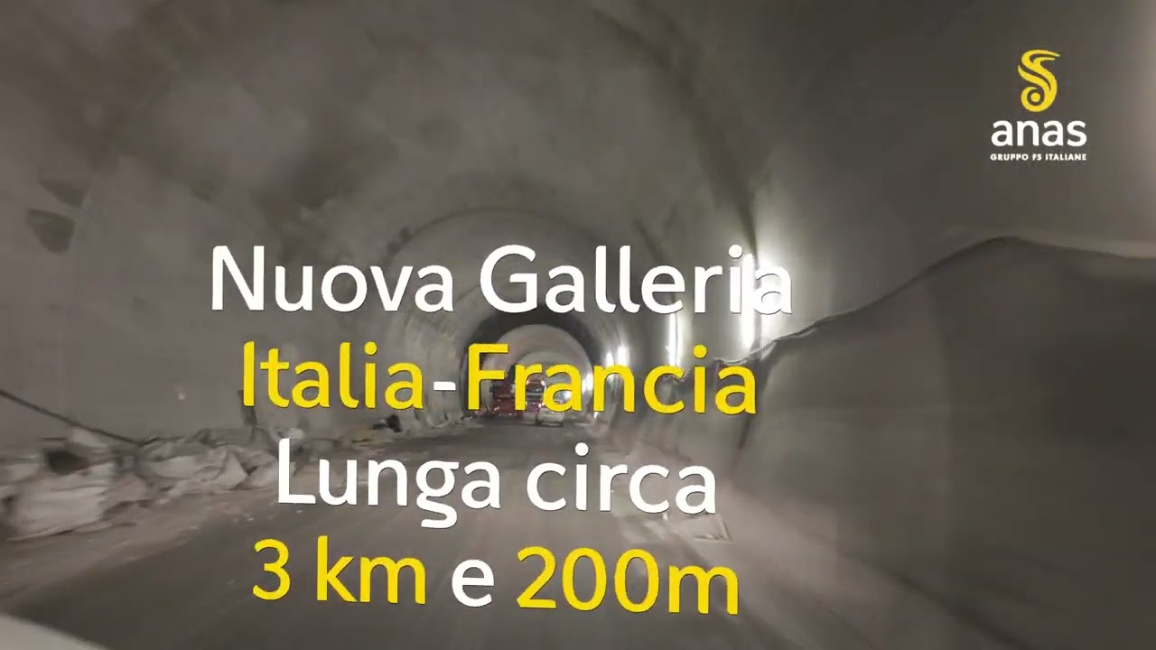 I lavori al Tunnel di Tenda