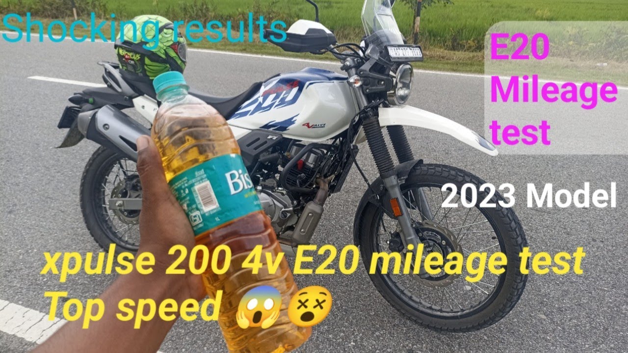 Hero xpulse 200 4v Mileage test 😱😮// How to check Mileage test in xpulse 200 4v E20 🤗🥰