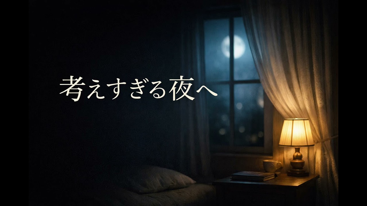 眠る前に考えすぎてしまうあなたへ