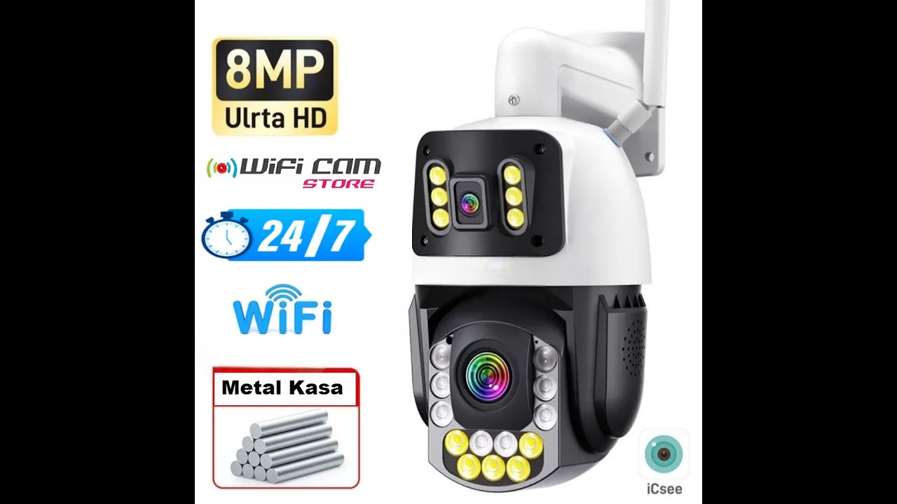 42X Optik Zoom İcsee Kamera Zoom Testi