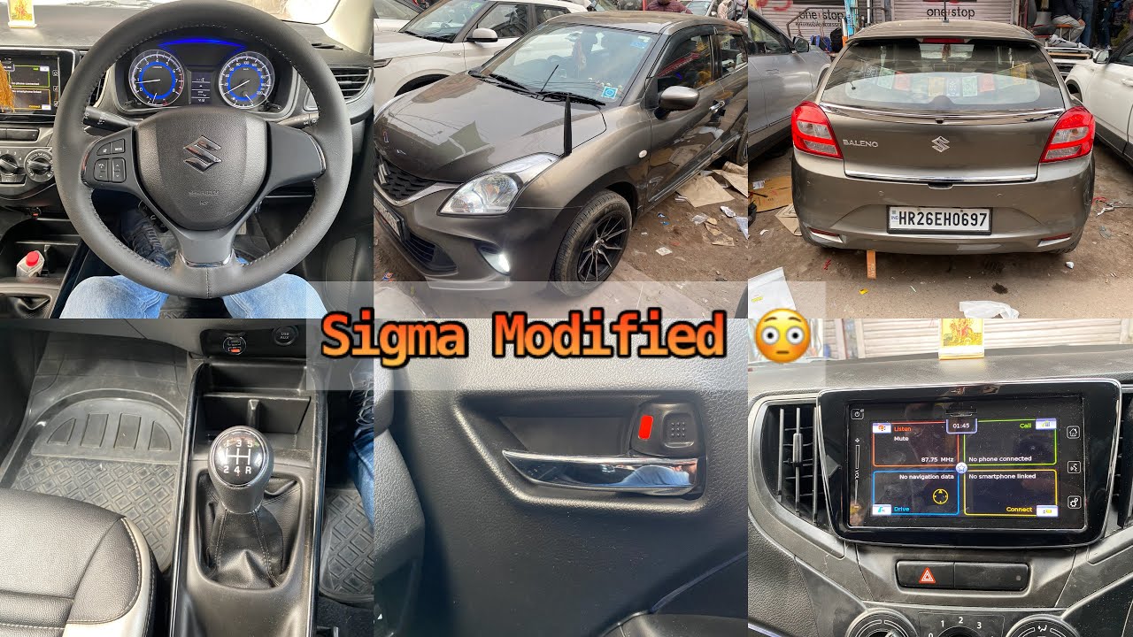 Baleno base model | taste fully modified | delta  model speedometer in baleno sigma model,etc 👌🏻