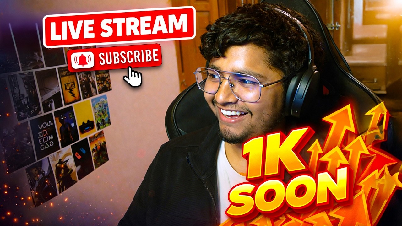🚨 LIVE STREAM | Road to 1K Subscribers! 🎯🔥