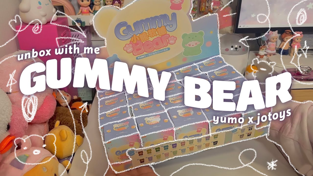 unboxing jotoys x yumo mini gummy bear | full set 🍬🧸🍭