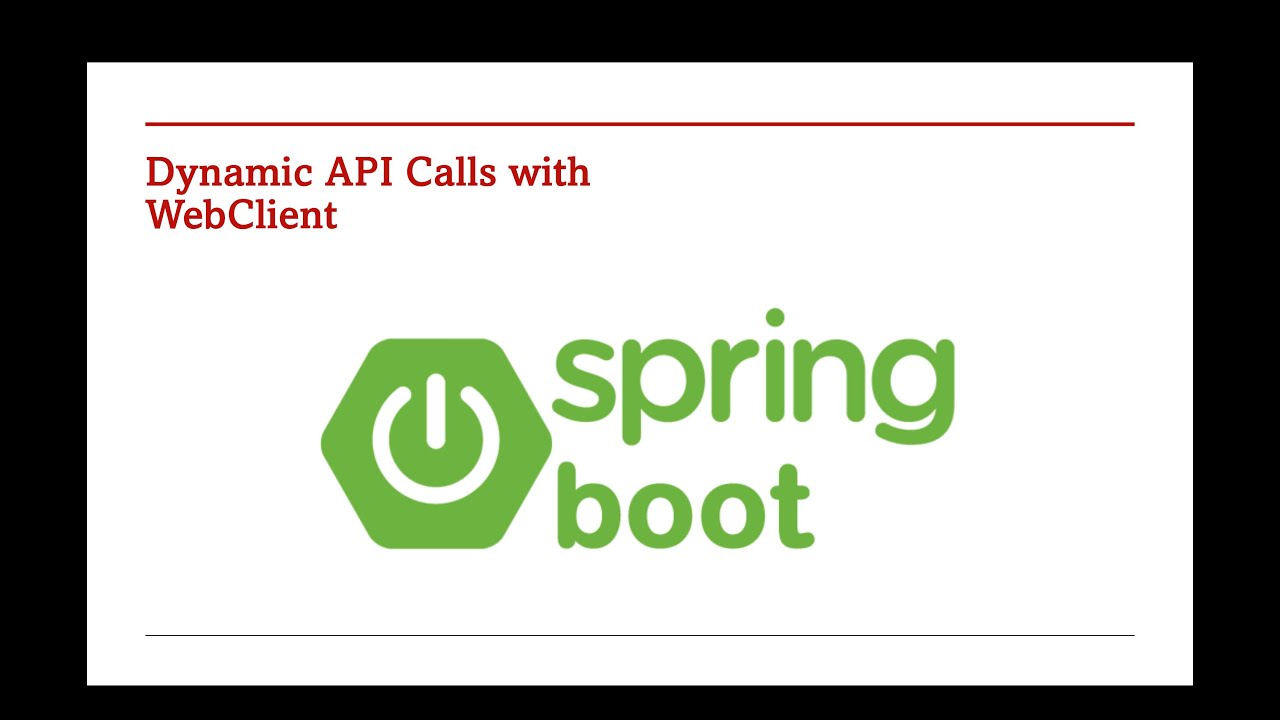 Динамические вызовы API с помощью WebClient в Spring Boot (реактивный REST-клиент) &ndash; Часть 50