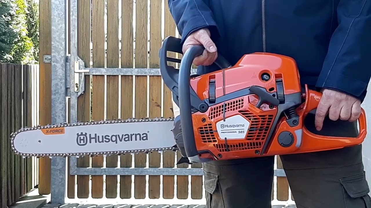 FIRSTSTART Chainsaw Husqvarna 585 #chainsaw