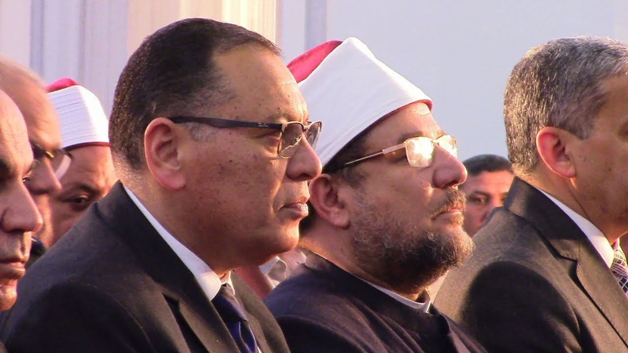بكاميرا العمدة في وجود التلفزيون المصري الشيخ محمود علي حسن - افتتاح مسجد عزبة البيه 28-2-2020