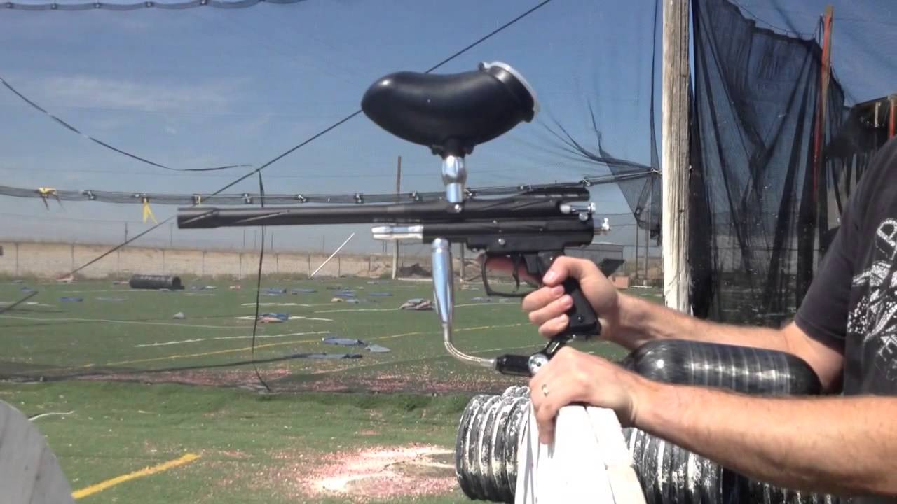 Spyder Victor II vs Smartech A005 Paintball Marker Accuracy