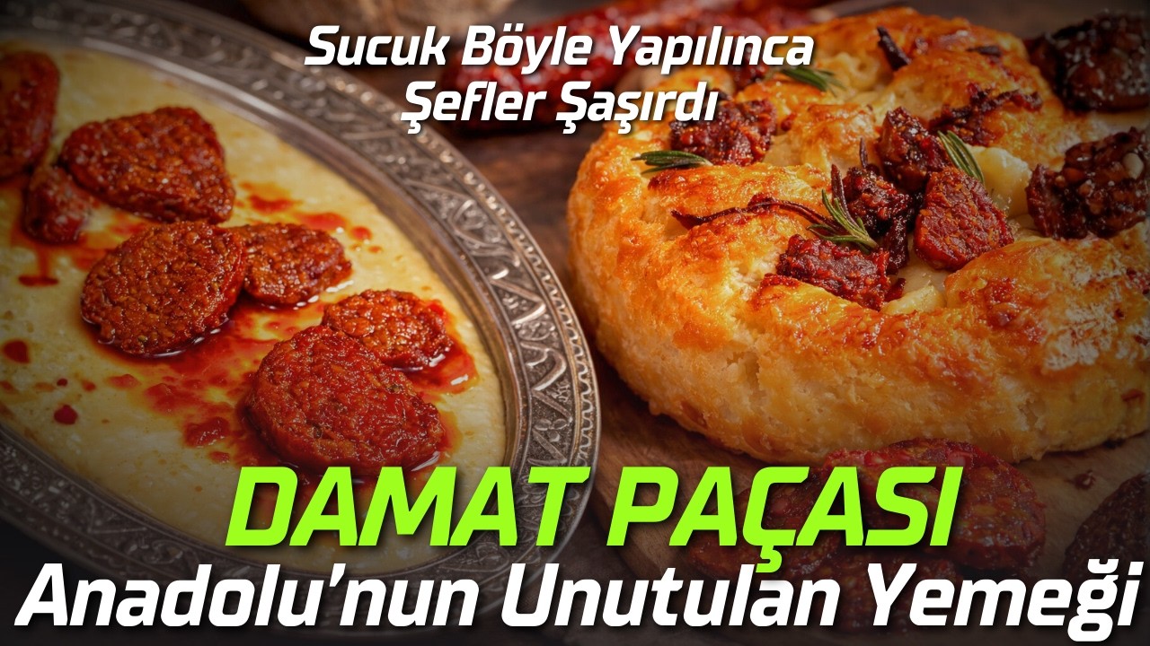 Sucuk Böyle Yapılınca Şefler Şaşırdı | Anadolu Tarifi Modern Mutfağa Girdi | Damat Paçası