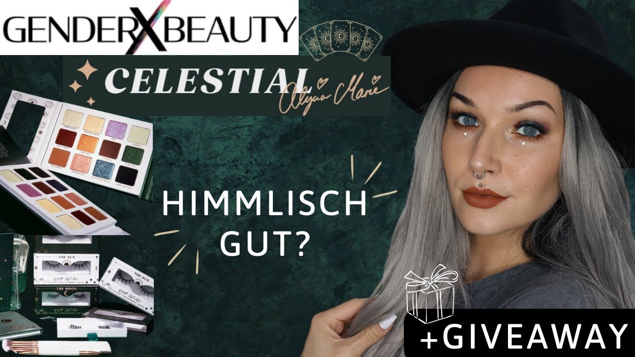 Die neue CELESTIAL 🌙Kollektion von @Alycia Marie und GENDER X BEAUTY I Drogerie Make Up Test Tutorial
