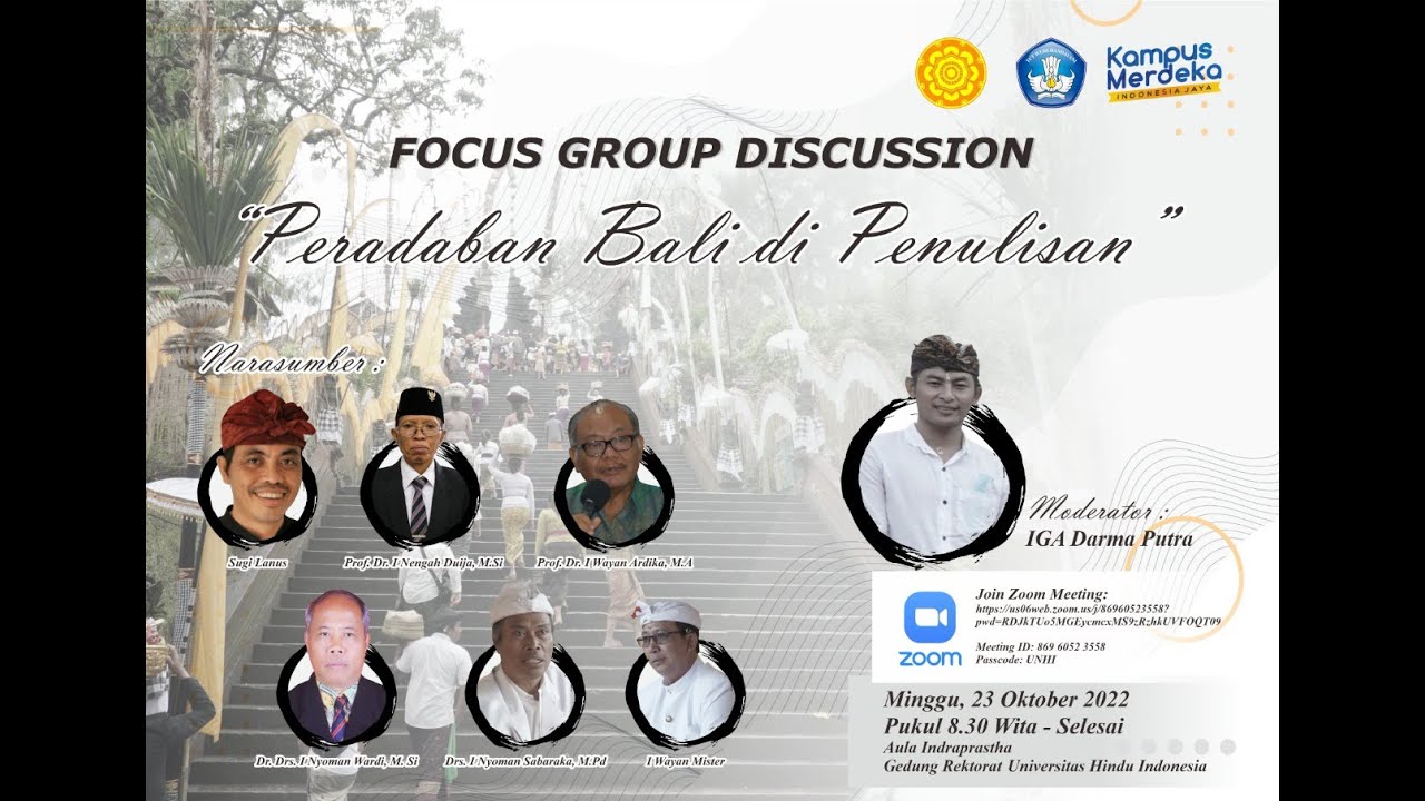 FGD - Peradaban Bali di Penulisan