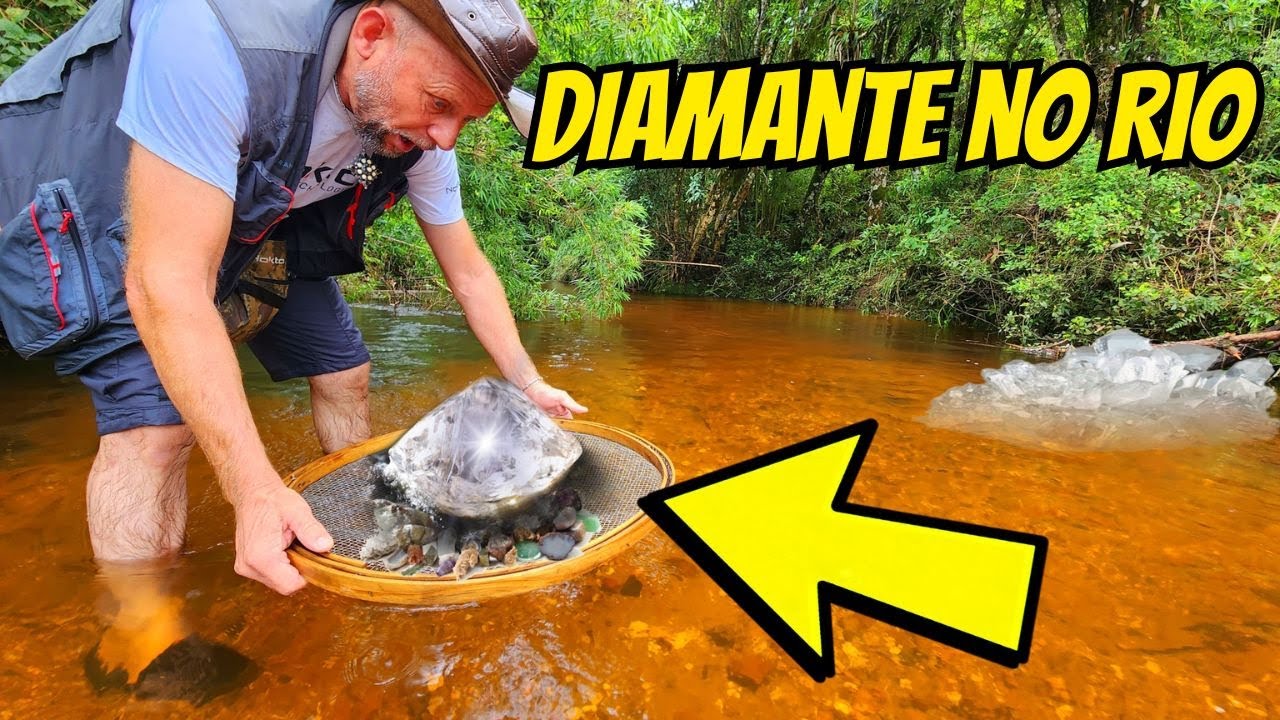 encontrei DIAMANTE no RIO com esse aparelho