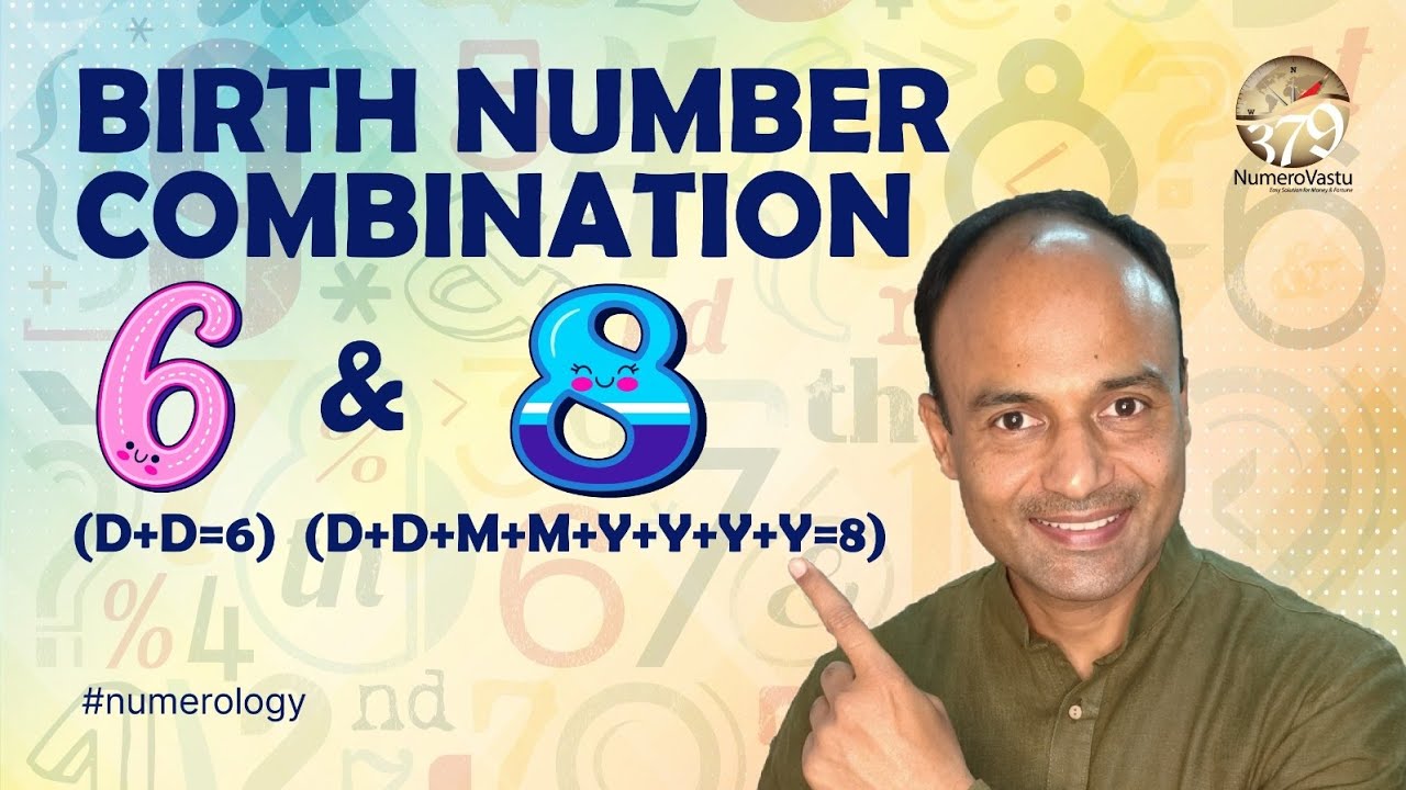 मूलांक 6 और भाग्यांक 8 के लोग कैसे होते हैं? Birth Number Combination #initiator 6 & #sustainer 8