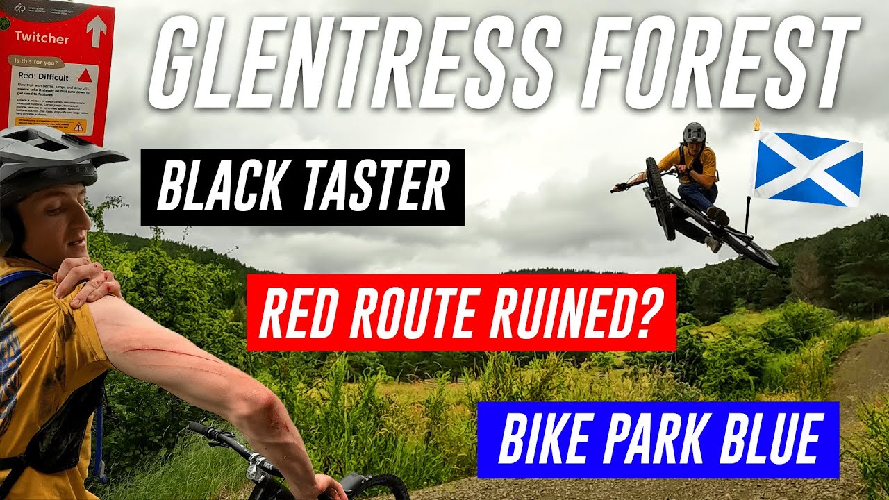 How have Scotland's new Glentress MTB Trails changed after a year? Red, Black and Blue Routes! #mtb