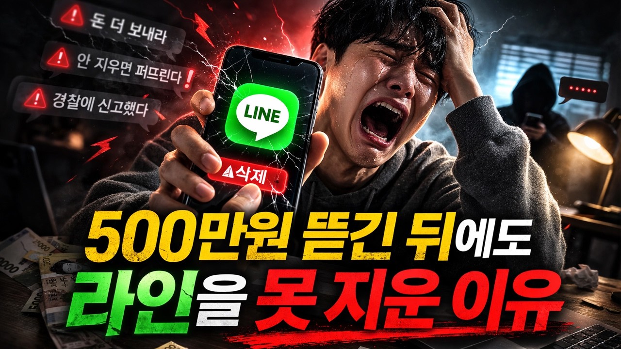 [몸캠피싱] 500만원 뜯겨도 끊어내지 못한 이유 | 협박에 묶인 피해자 실전 상담기