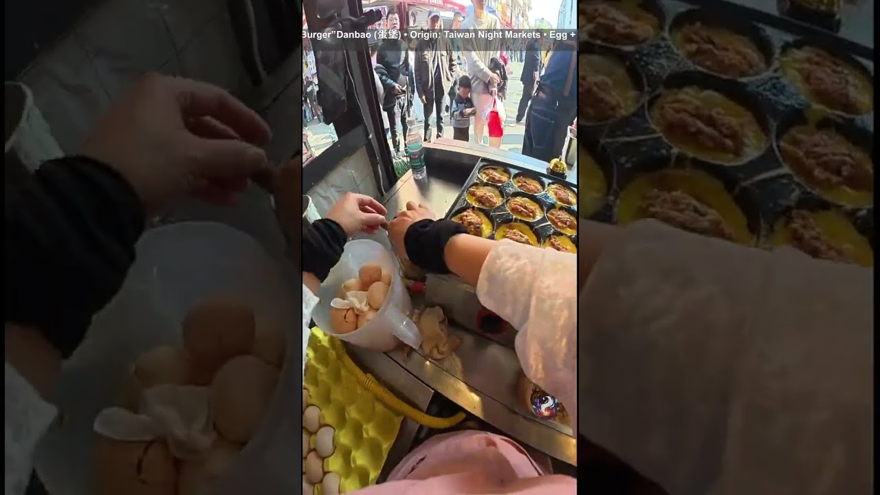 🔴 Danbao (蛋堡) | Taiwanese Egg Burger | POV Chinese Street Food Live