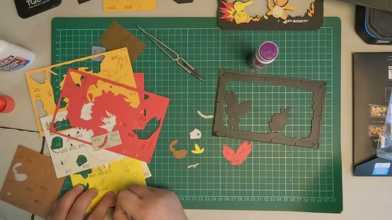 Pokemon Paper Theater - Timelapse