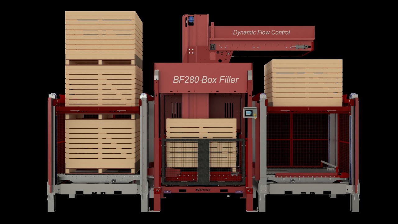 BF280 kistenvuller / Kistenfüller / box filler model 2021