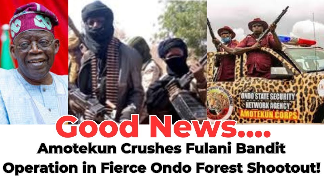 Fulani Bandit Gang Crushed as Amotekun Storms Ondo Forest and Rescues Four!
