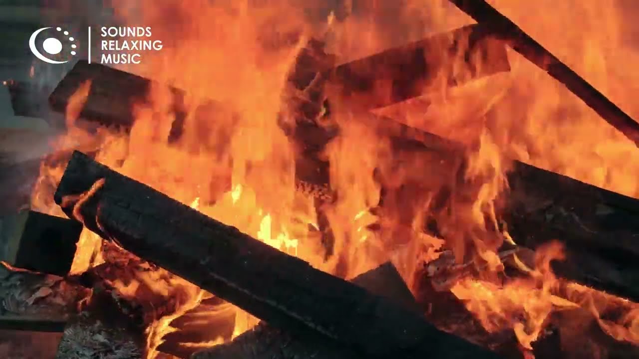 Relaxing Music 🔊 with Fire - Beautiful Piano Music & Guitar 🔥 By Norbel (Ultra HD)