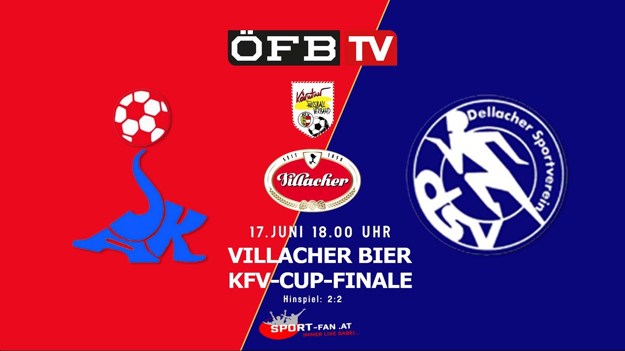 2. Finale im Villacher Bier KFV-Cup-Finale SAK Klagenfurt/Celovec vs SV Dellach/Gail 3:1