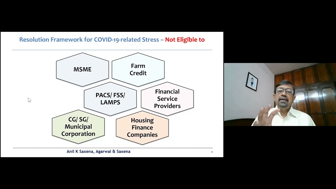 Bank Audit 2021 - Part III - RBI Restructuring Circulars by CA Anil K Saxena