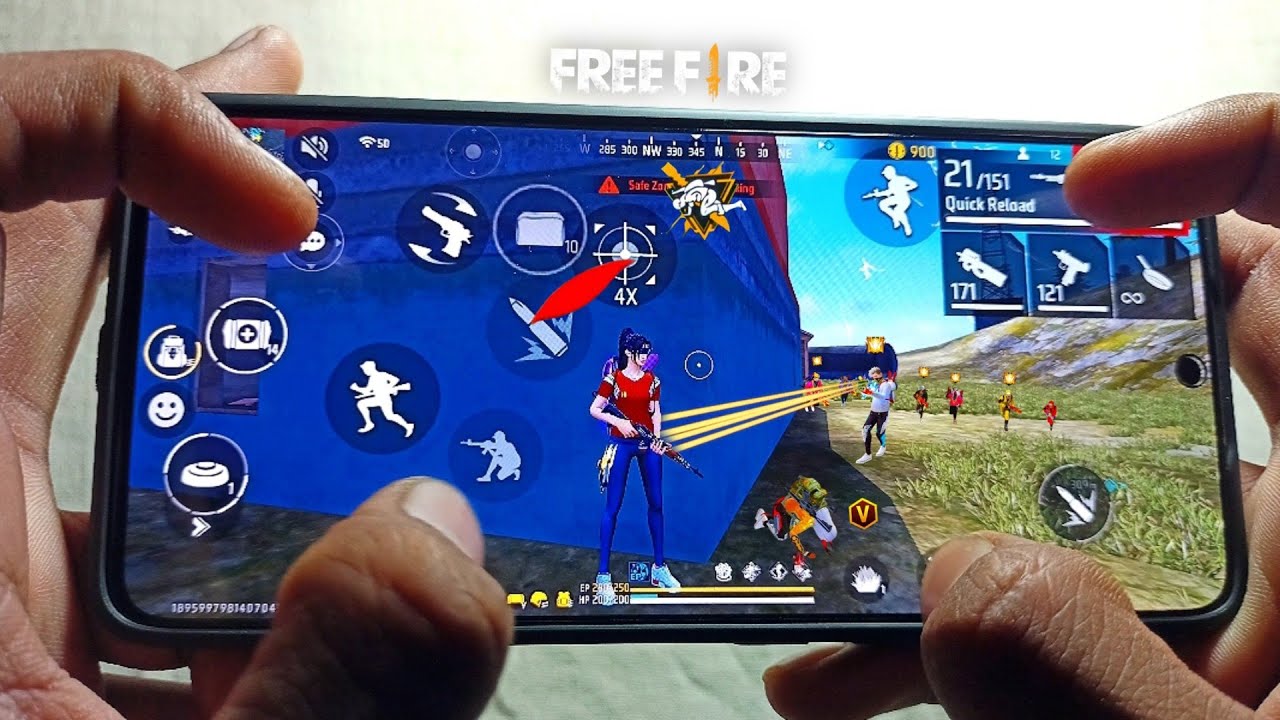 HANDCAM ⚡ Poco X6 Pro Free Fire Gameplay