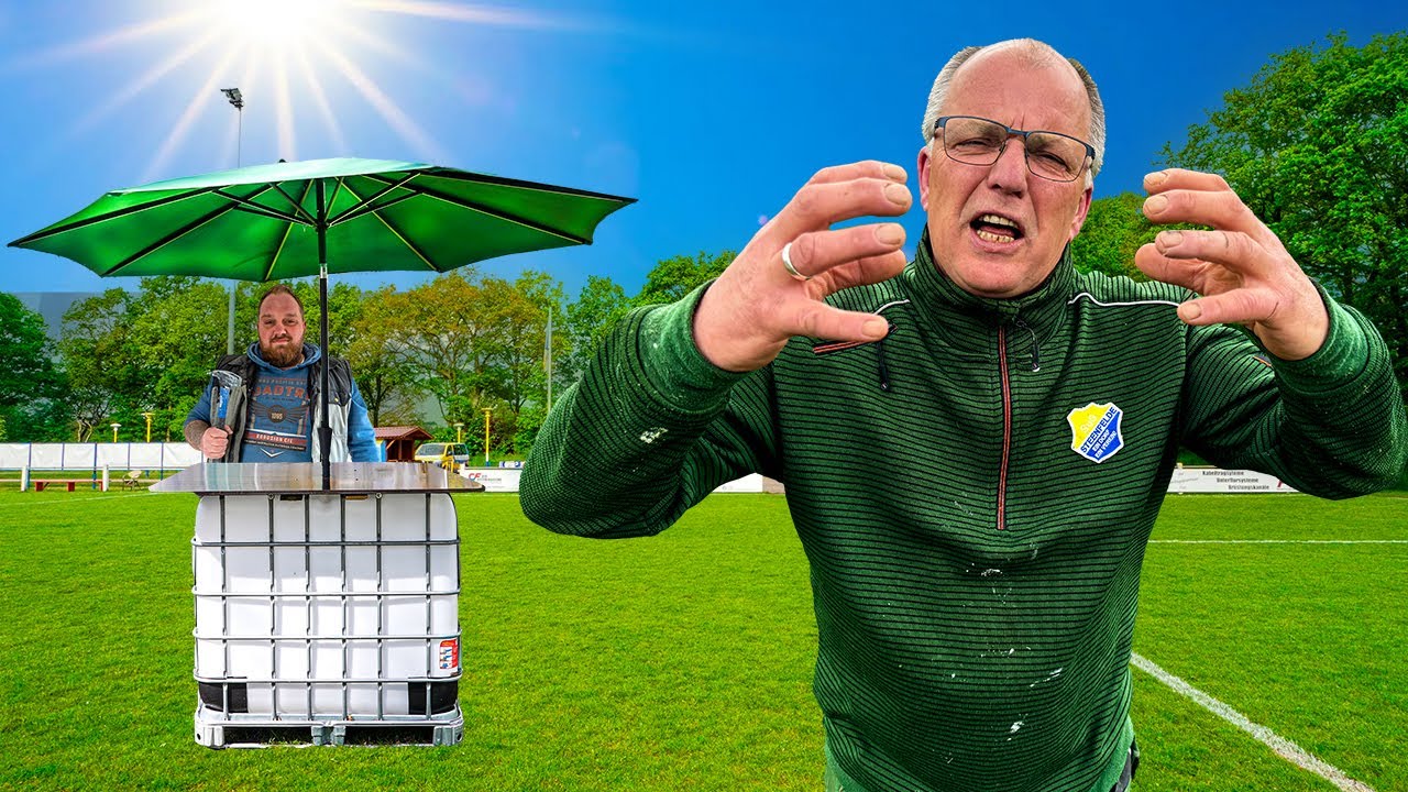SELBER BAUEN: Container Party Stehtisch mit Beleuchtung    | Udo & Wilke