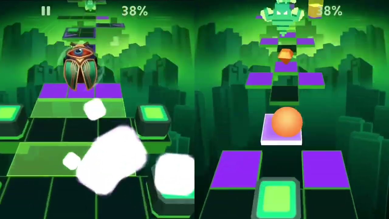 Rolling sky 1up v2 and v1