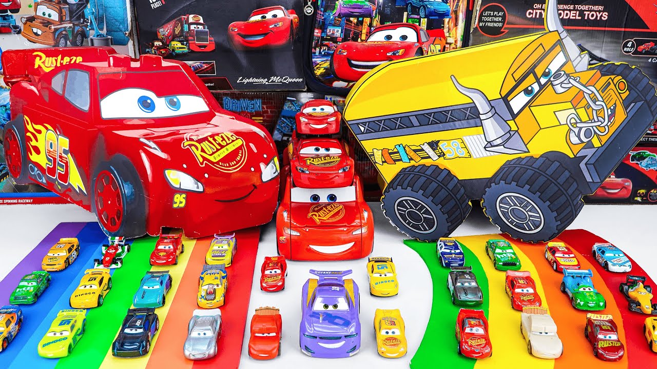 Disney Pixar Cars Unboxing Review | Lightning McQueen, Mack, Doc Hudson, Chick Hicks, Snot Rod