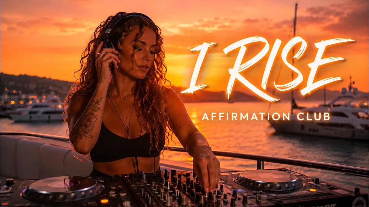 I rise - Affirmation Club LYRICS | Afro beat High frequency Music | Positive Energy sound 