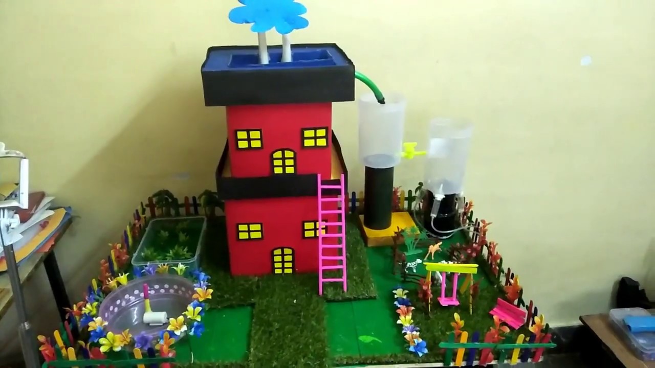 [[PART-2 ]]How to make working model of rain water Harvesting step by step 2018
