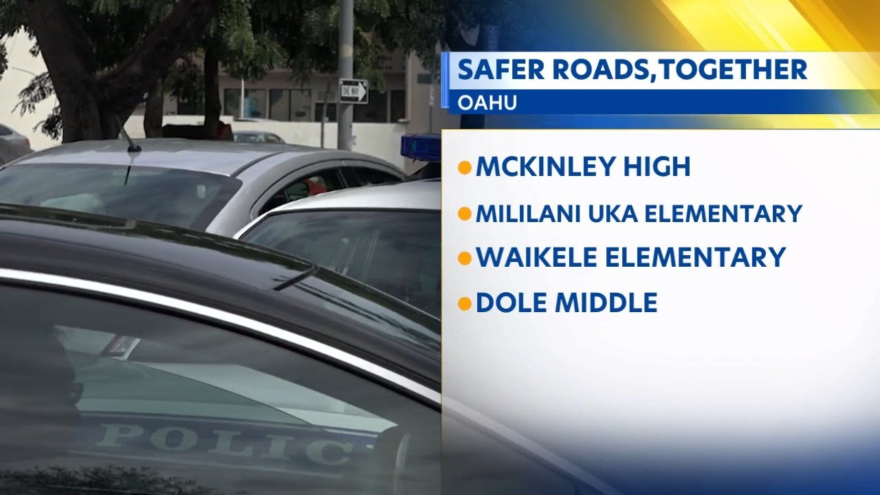 HPD's "Safer Roads" initiative promotes safe driving on Oahu
