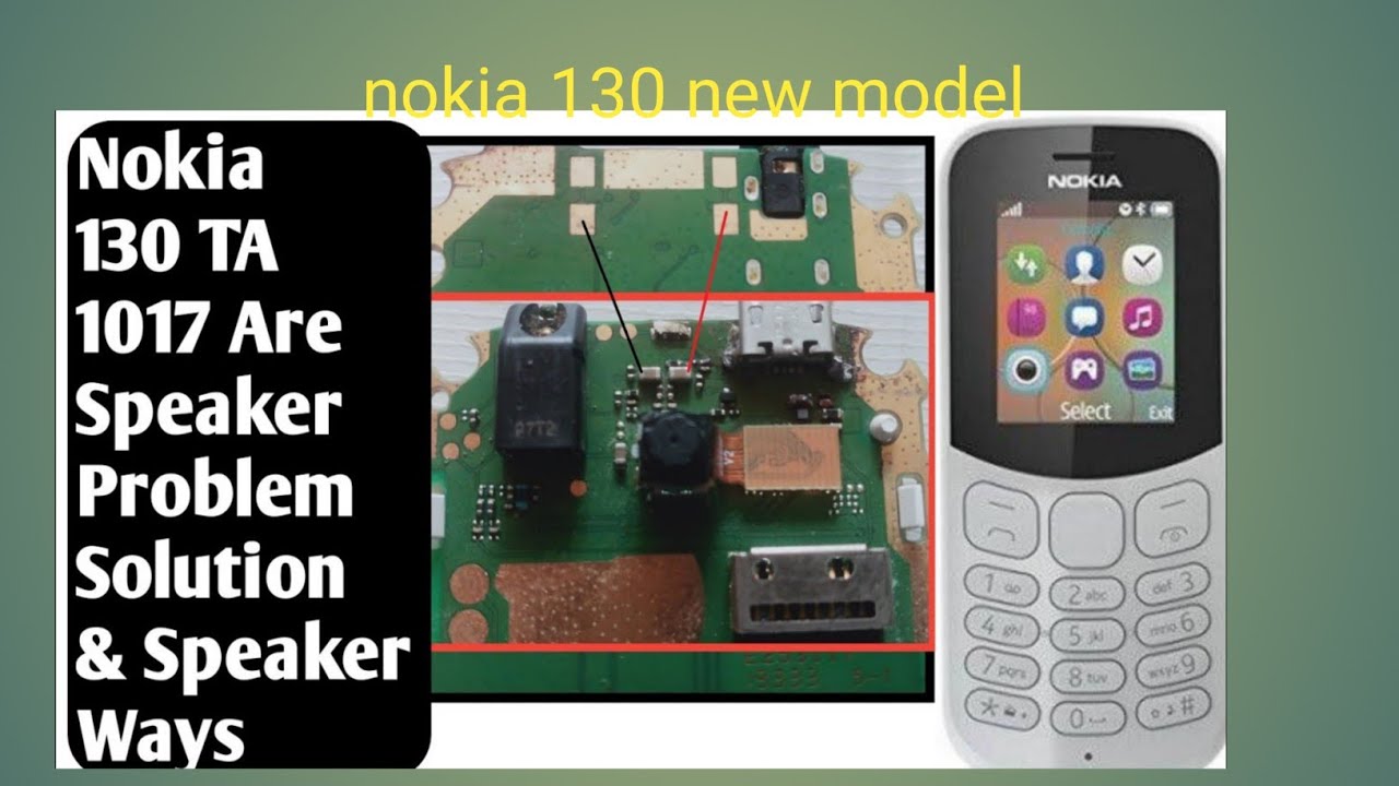 Nokia 130 Ere Speaker Problem Solution & Ere Speaker ways