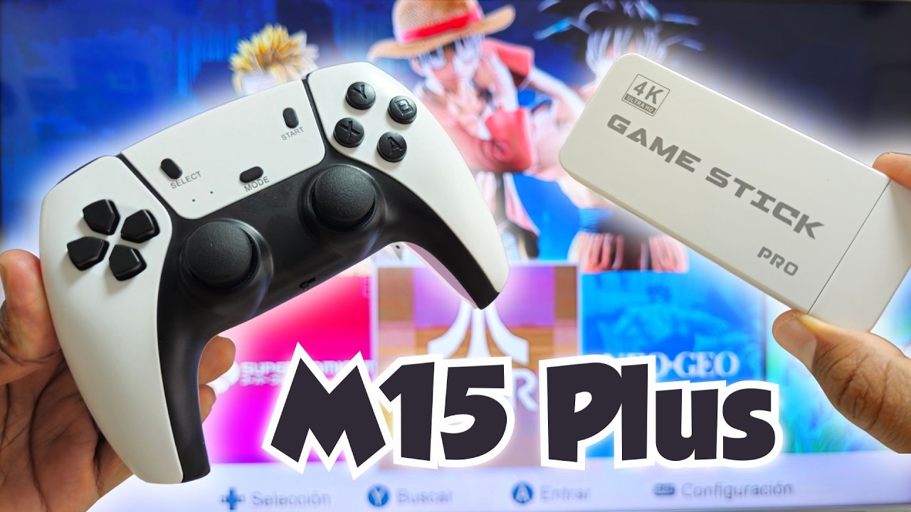 M15 Plus 🎮 Consola Retro Stick con Forma de PS5 | &iquest;Vale la pena? 🔥