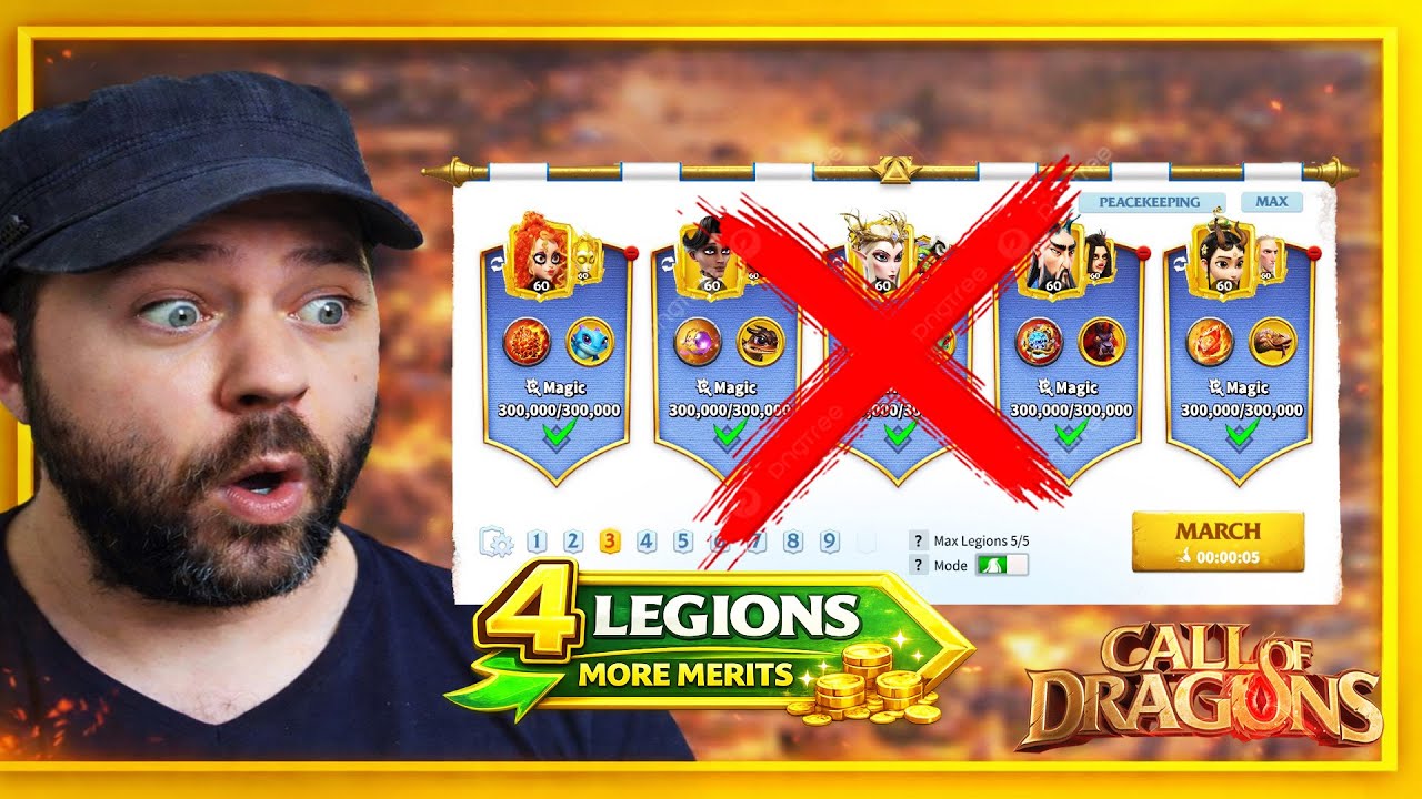 STOP Running 5 Legions… This Call of Dragons Mage Setup Farms More Merits