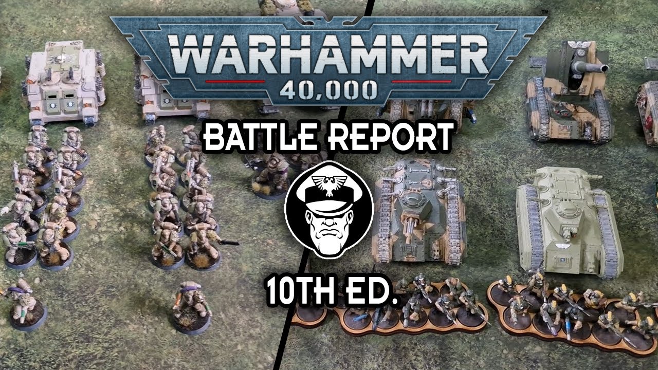 Armoured Clash! Mech Death Guard Vs Mech Imperial Guard | Warhammer 40,000 Battle Report