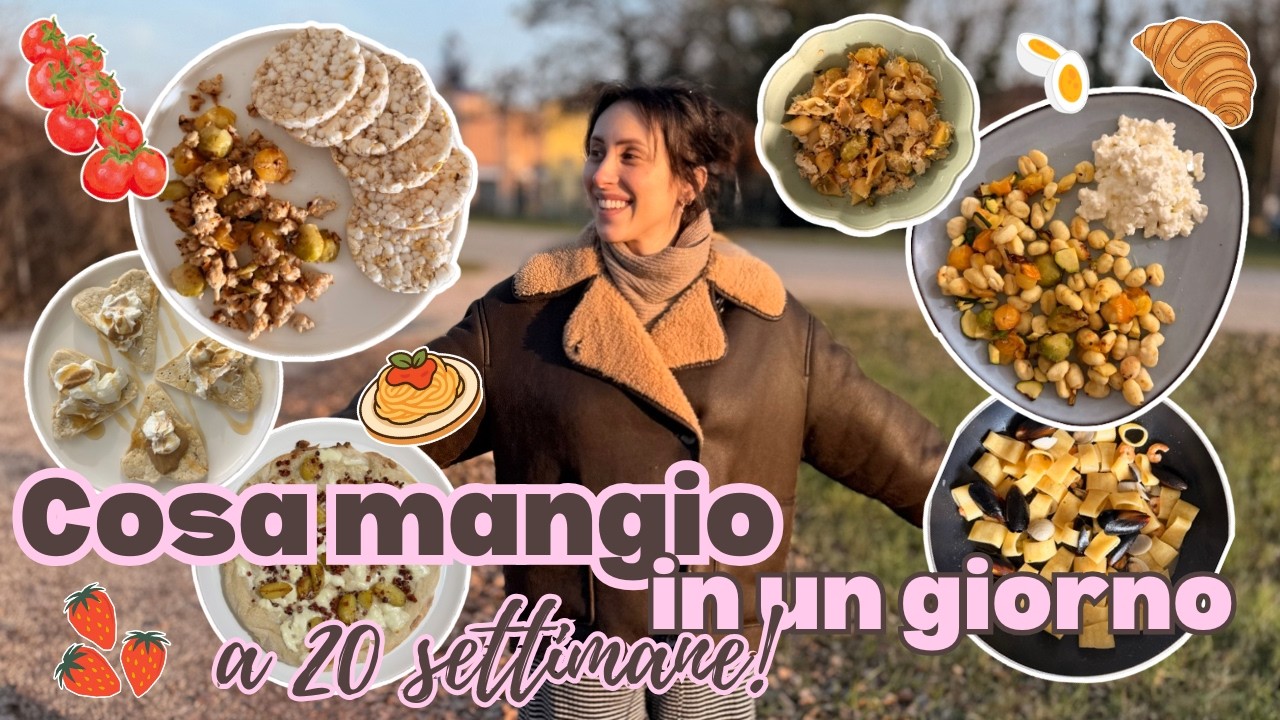 COSA MANGIO A 20 SETTIMANE DI GRAVIDANZA | nausea in agguato