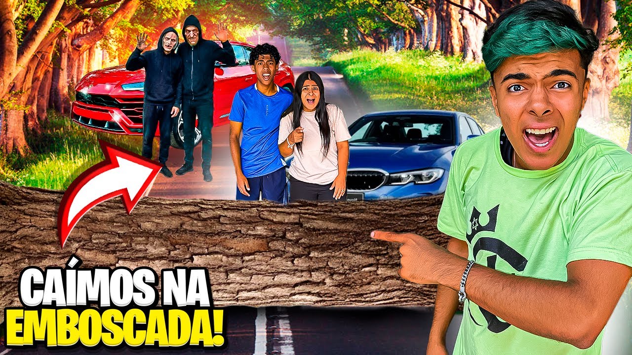 CAÍMOS EM UMA EMBOSCADA DO MOTORISTA PERIGOSO‼️😱 *conseguimos fugir??