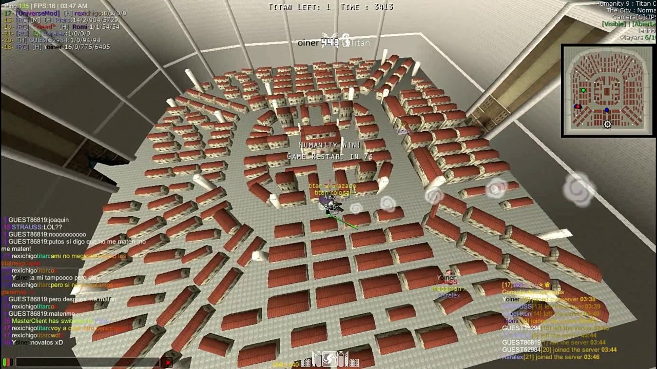 matando titatanes y haciendo maniobras increibles aottg