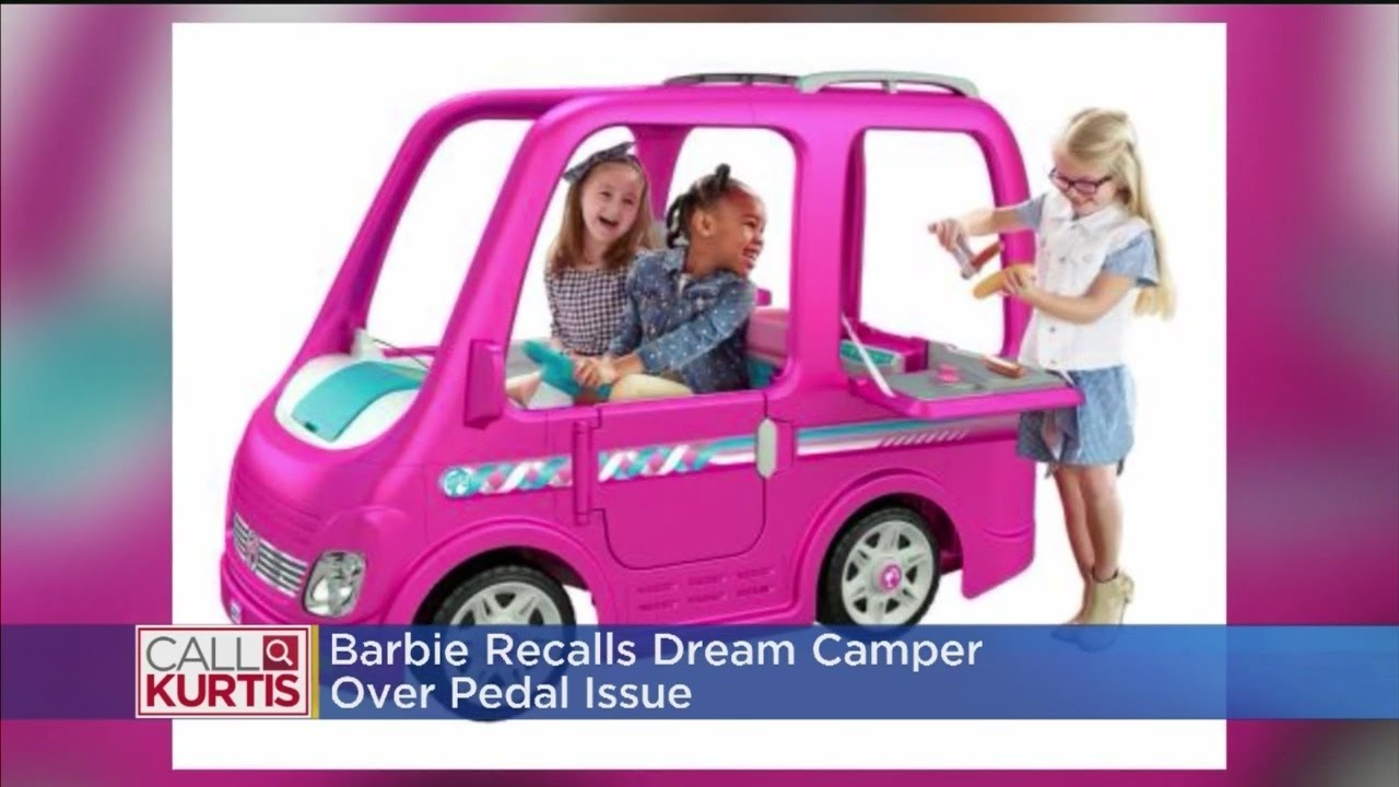 Power Wheels Barbie Dream Campers Recalled For Acceleration Issues.