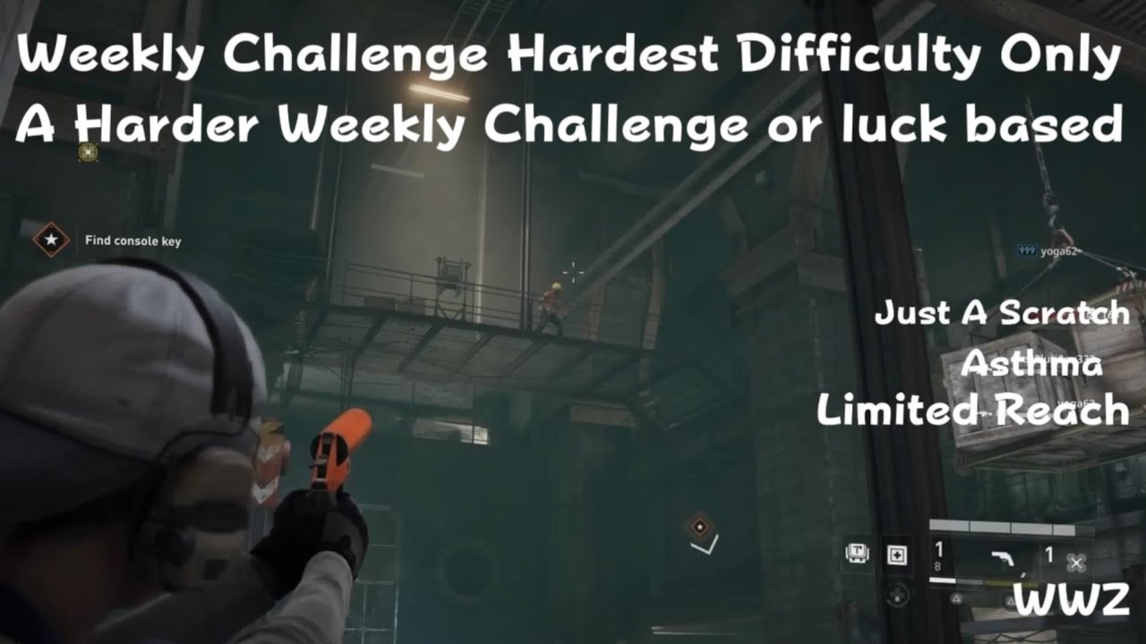 World War Z Aftermath Weekly Challenge 1/26 luck based?