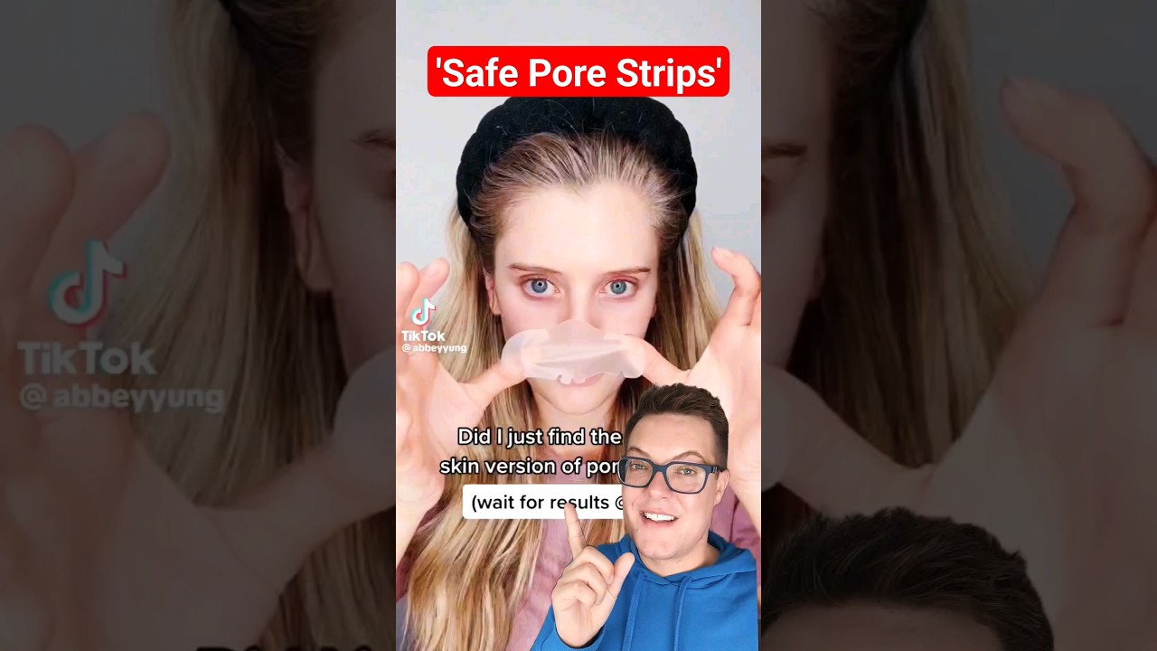 'SAFE' PORE STRIP REMOVAL - Do These Actually Work #shorts