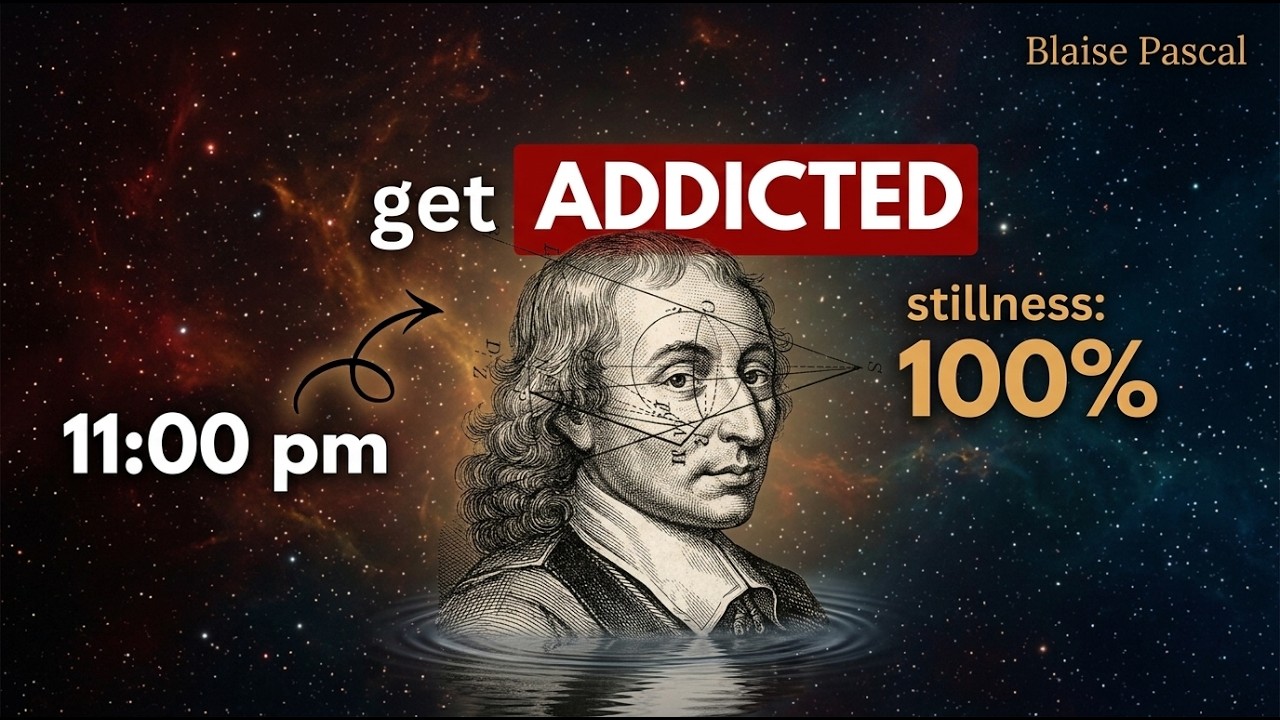 The Dopamine Trick That Makes You Addicted To Stillness | Blaise Pascal