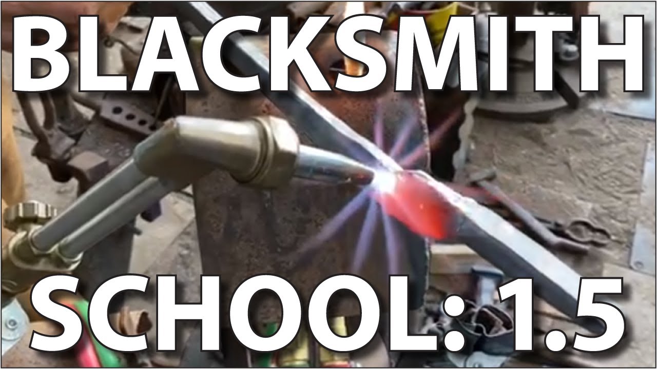 Blacksmithing School: 1.5 Punch, Drift, Fuller, Slit and Split.