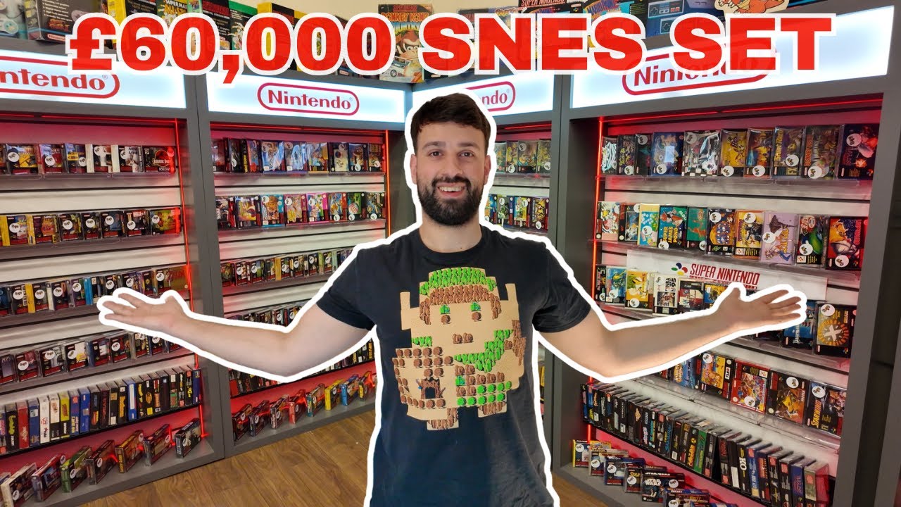 Every PAL SNES Game in One Place – £60,000 Collection!!!