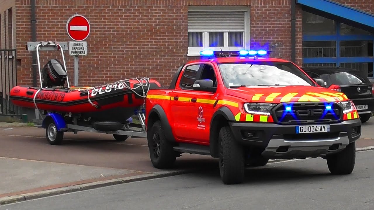 [Wasserrettung 🚒] ● Einsatzfahrten Feuerwehr, RD & Pol in D&uuml;nkirchen 🚨🔥 | Sapeurs Pompiers Dunkerque