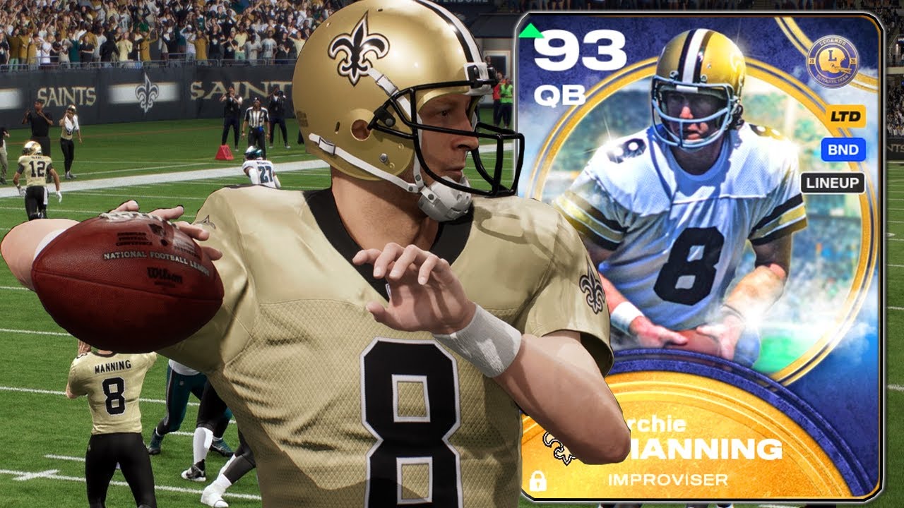 ARCHIE MANNING RETURNS! 93 OVR LTD SAINTS QB GAMEPLAY! ⚜️🔥Madden 26 Saints Theme Team